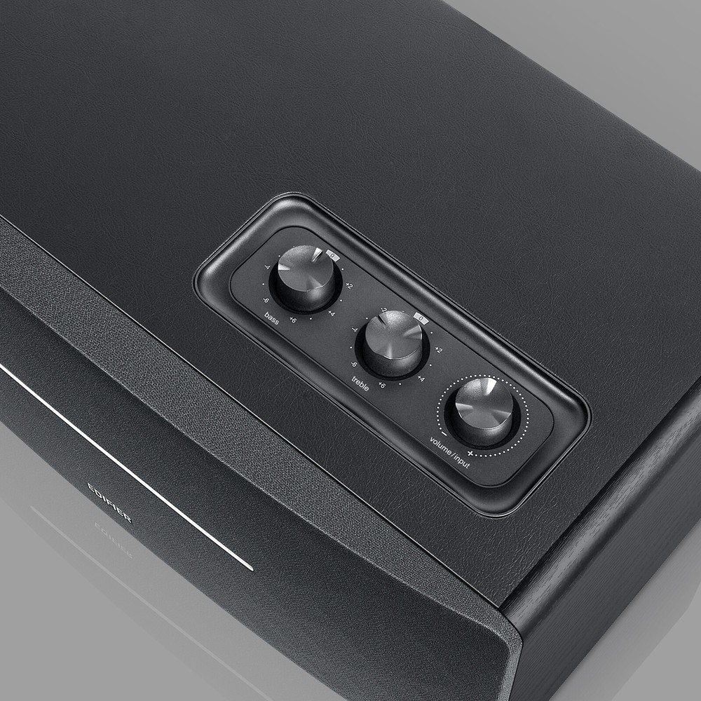 Edifier D12 Tabletop Integrated Stereo Wireless Speaker Bluetooth RCA AUX Inputs