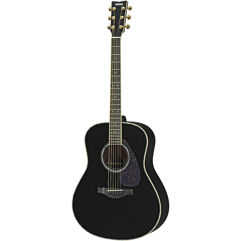 Yamaha LL16DR L Series Solid Rosewood/Spruce Dreadnought A/E Guitar Black
