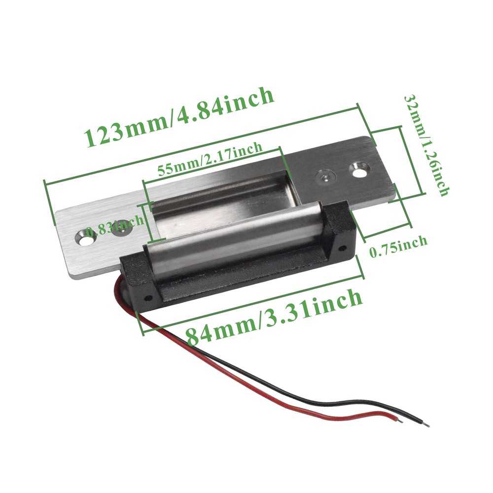 Fail-Safe Fail-Secure Electric Door Strike Lock Access Control Entry Lock