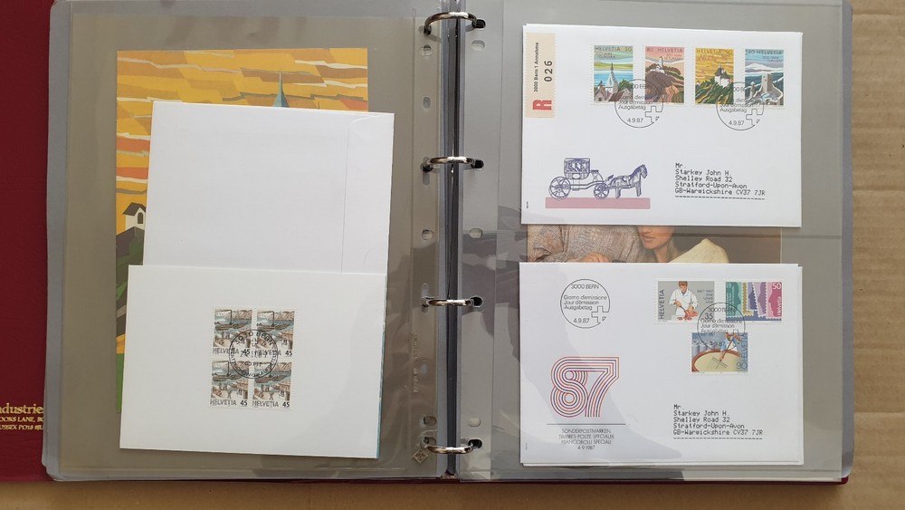 Switzerland Stamps: 49 FDC Covers #A3176