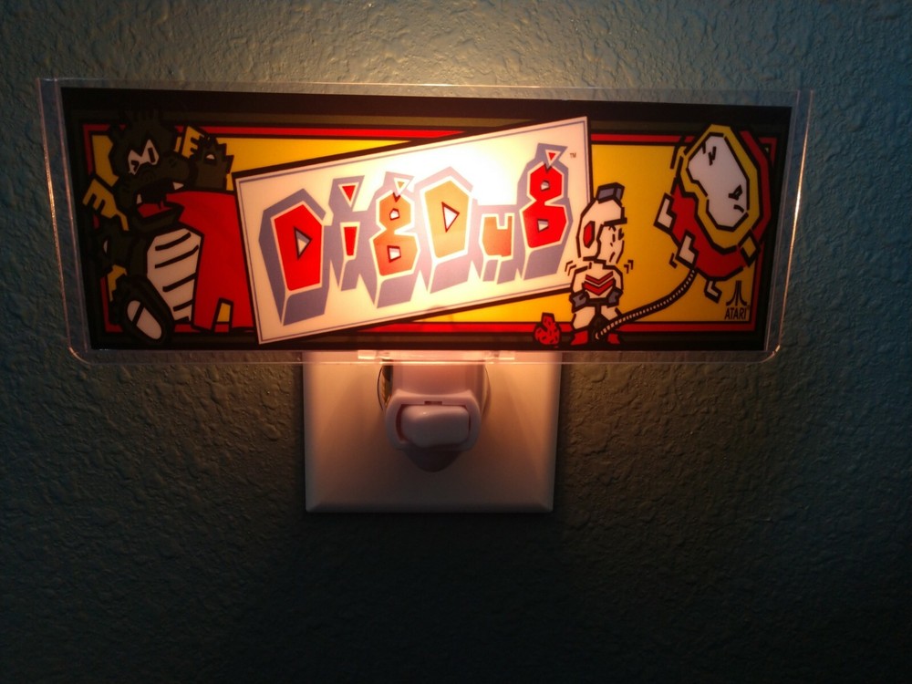 DIG DUG Arcade Marquee Night Light