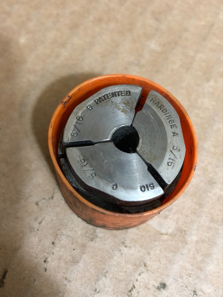 HARDINGE 5/16''  S-10 SMOOTH ROUND COLLET PADS