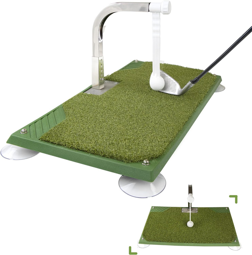 Golf Swing Trainer - Golf Training Equipment with 5 Height Adjustments - Iron an