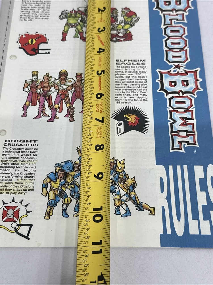 Blood Bowl Games Workshop Rules Book