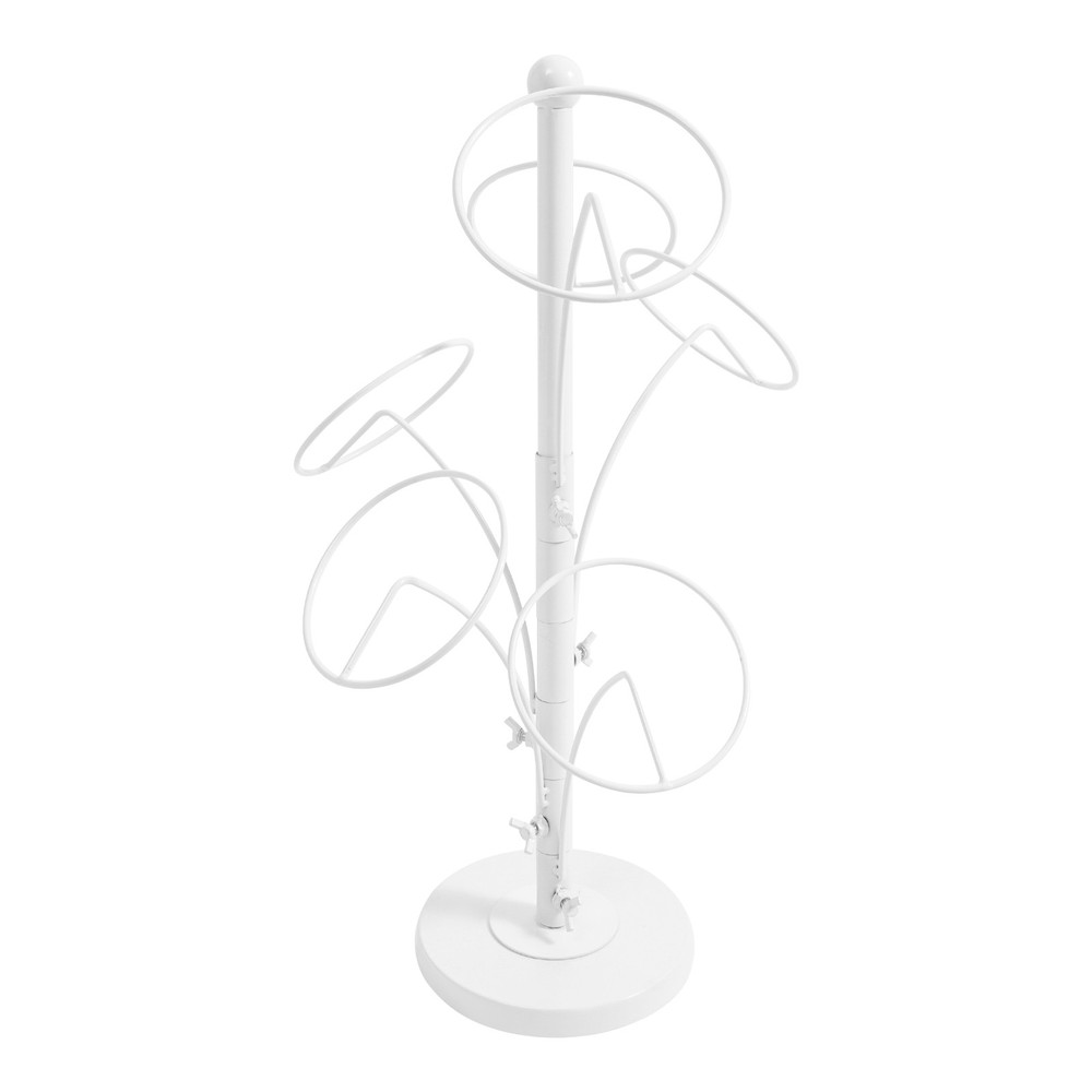 Modern Hat Stand 6 Hooks Hat Storage Display Holder Adjustable Height Hat Rack