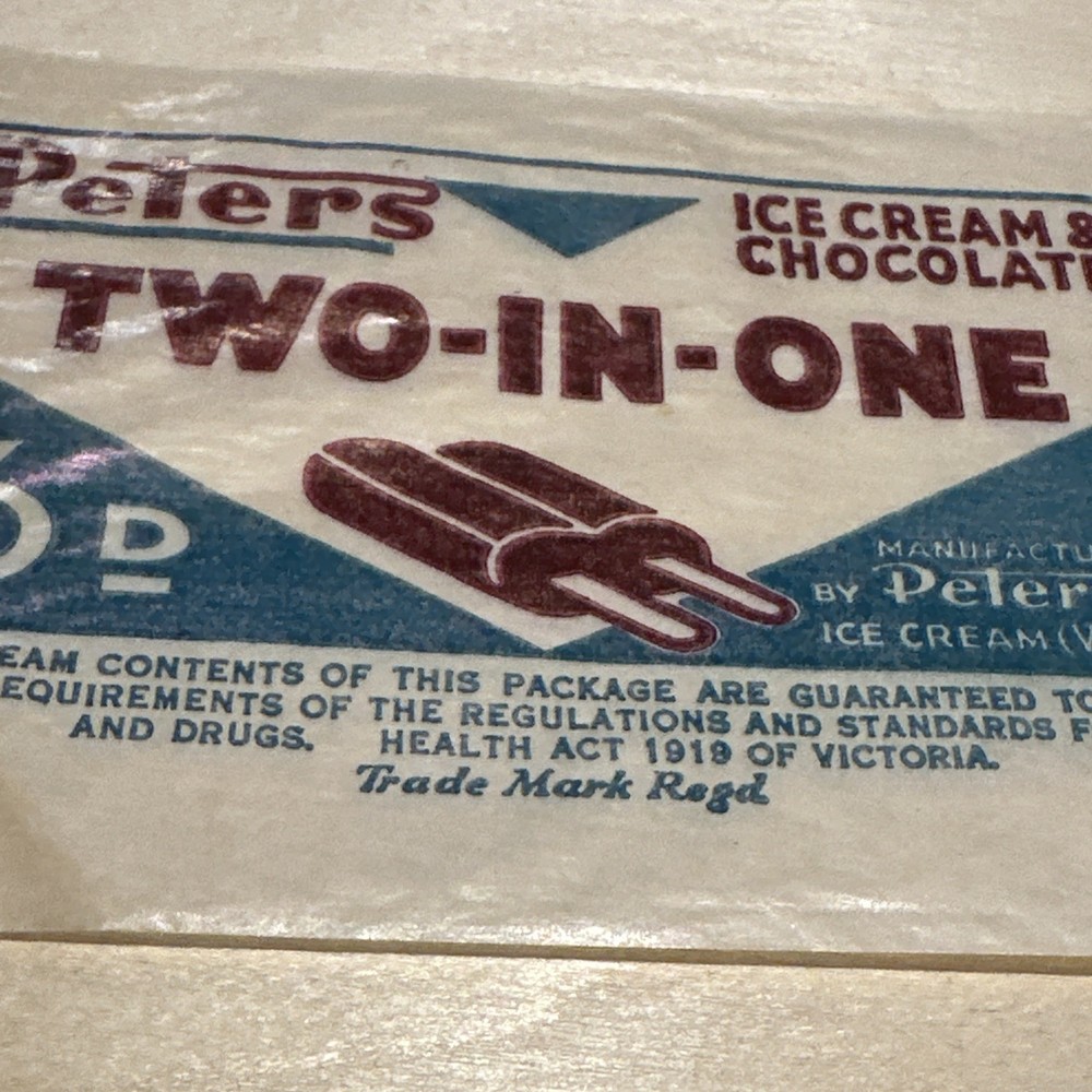 Peter’s Two-In-One Vintage Unused Wrapper