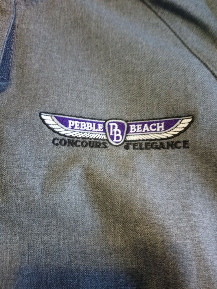 Pebble Beach Concourse D'elegance Woman's Large Gray Jacket