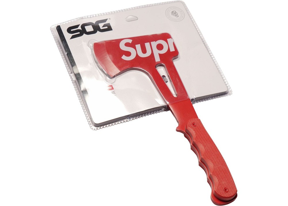 Supreme SOG Hand Axe Red NEW 100% Authentic SS18