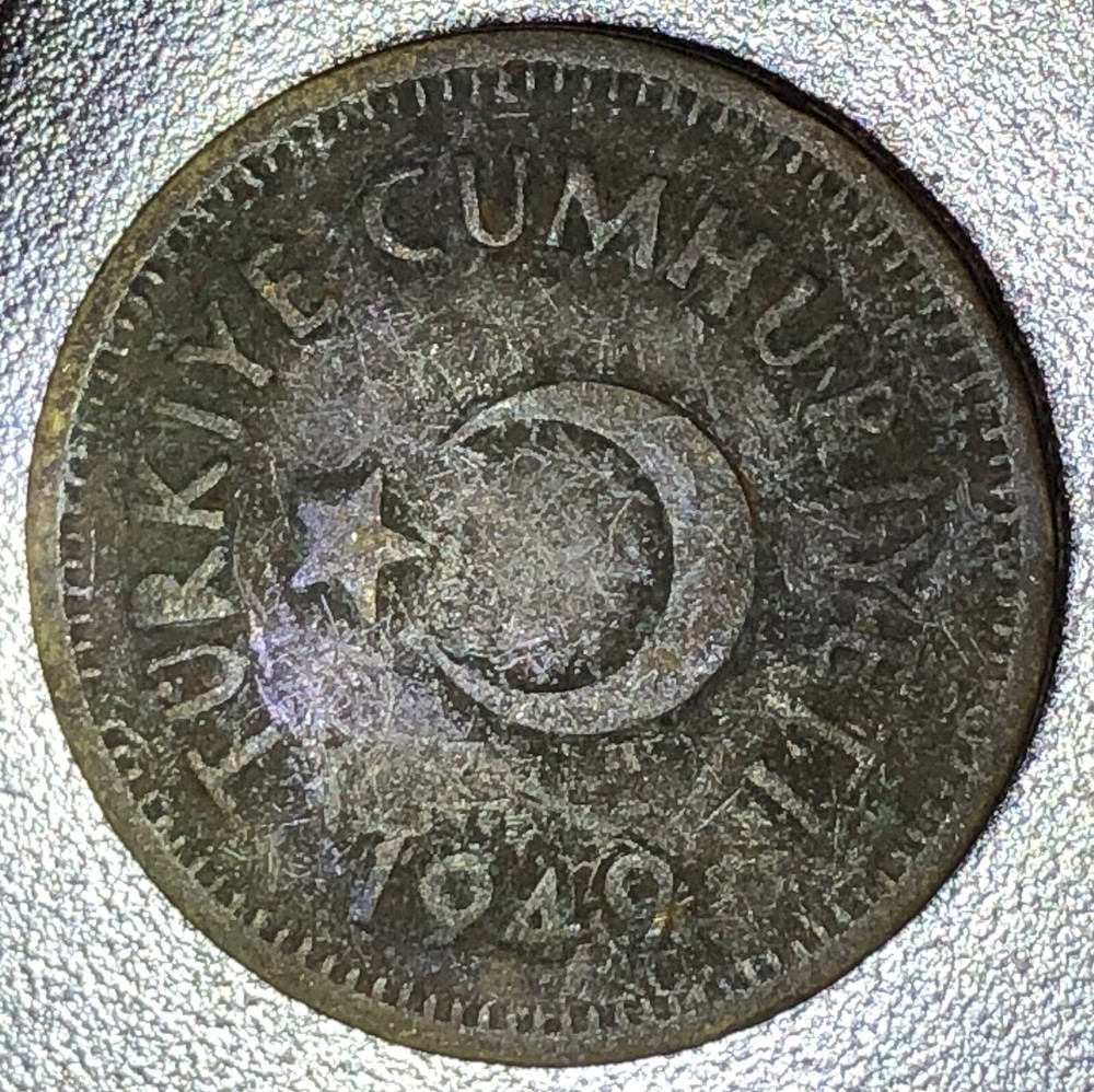 1949 Turkey 10 kurus Coin Türkiye