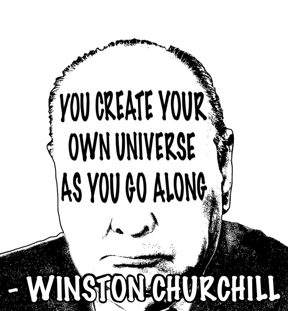 Winston Churchill Quote Sticker Collection