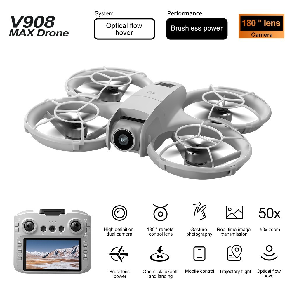 Brushless Motor Drone with Camera - Outdoor Quadcopter Suitable for Beginners