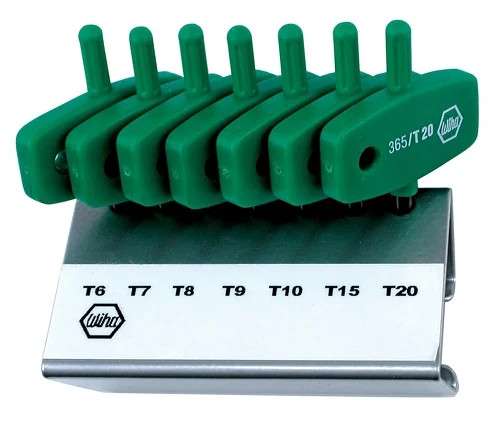 Wiha 36590 7 Piece Torx Wing Handle Set In Stand