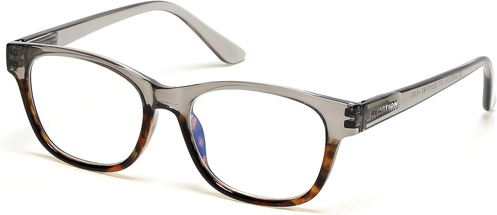 REACTION Cat Eye Blue Light Blocking Eyewear Frames, Black, 52mm