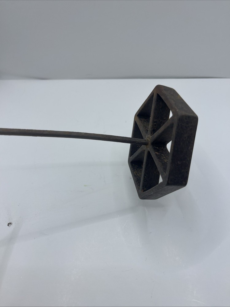 Vtg. Rosette Iron Mold w/Handle
