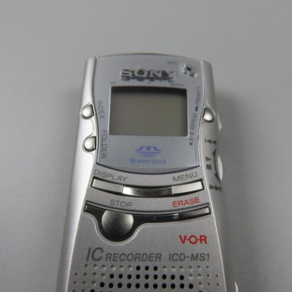 Sony ICD-MS1 Handheld Digital Voice Recorder TESTED
