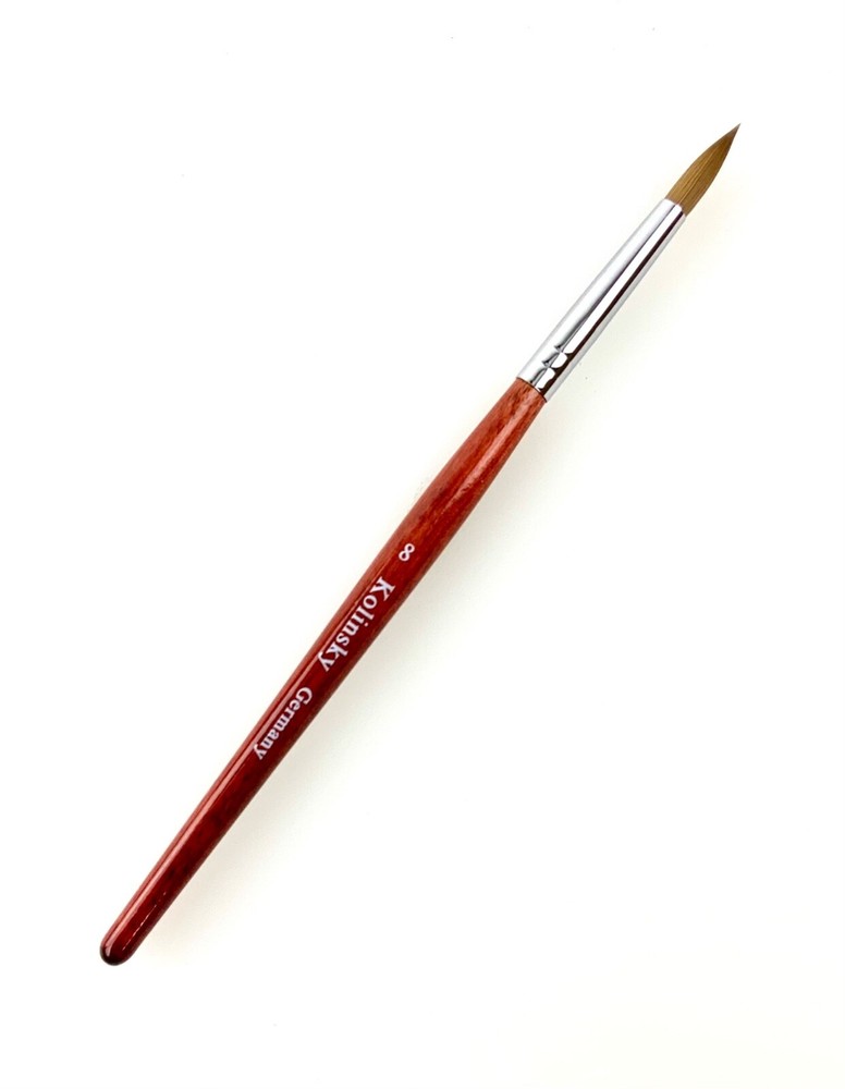 Kolinsky Acrylic Nail Brush Size 8