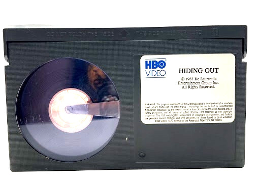Hiding Out Beta Tape No Sleeve Betamax