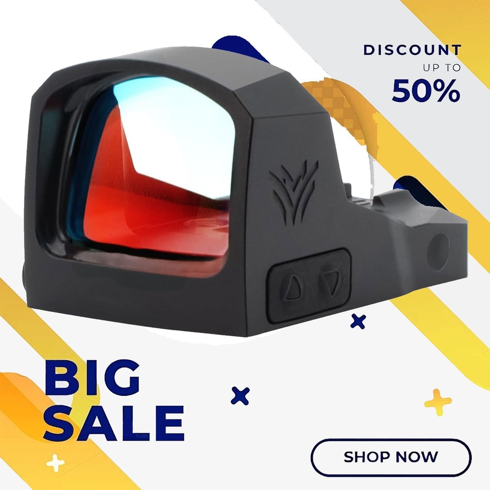 VINTCON Sirius Micro Reflex Sight 3 MOA Red Dot Multi-reticle For RMR Footprint