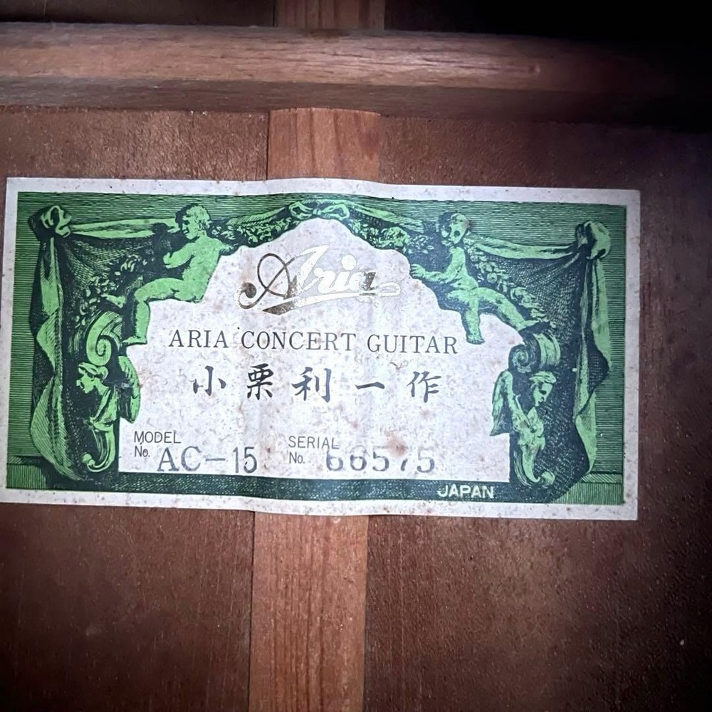 Aria AC-15 Classical Guitar No Strings by Rikiichi Oguri