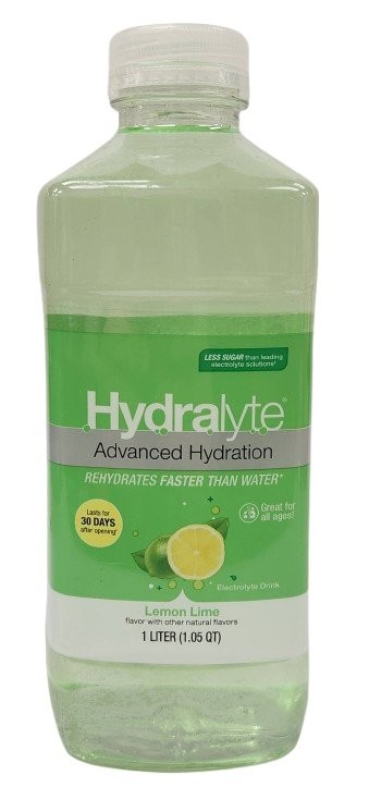 Hydralyte Advanced Hydration – Lemon Lime – 1 Liter (1.05 QT)