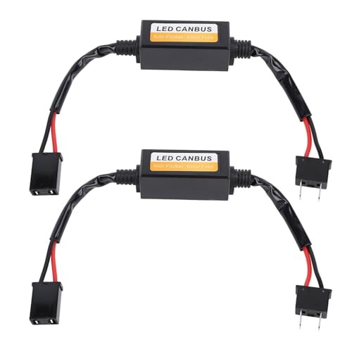 2PCS LED Headlight Decoder | H7 Canbus ErrorFree Anti Flicker Resistor | Water