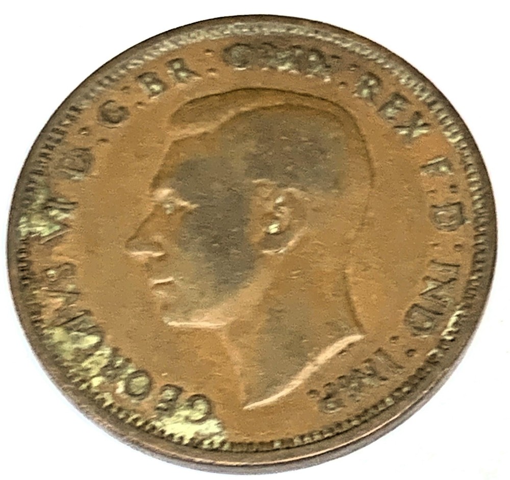 # C9471 GREAT BRITAIN COIN, HALF PENNY 1938