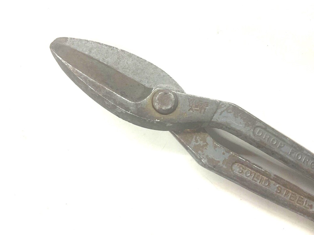 VINTAGE WISS TOOLS 10” UTILITY TIN SNIPS, A-11