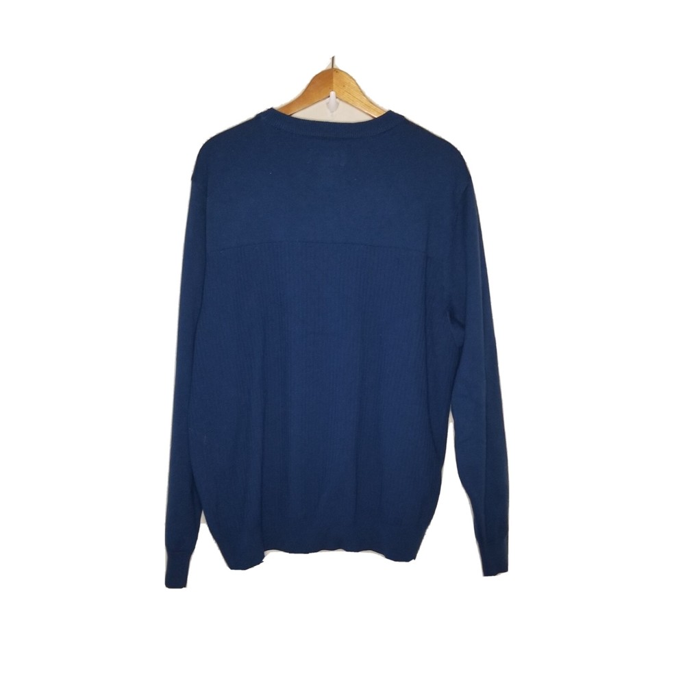 Duluth men's XL blue Marino wool blend coolmax