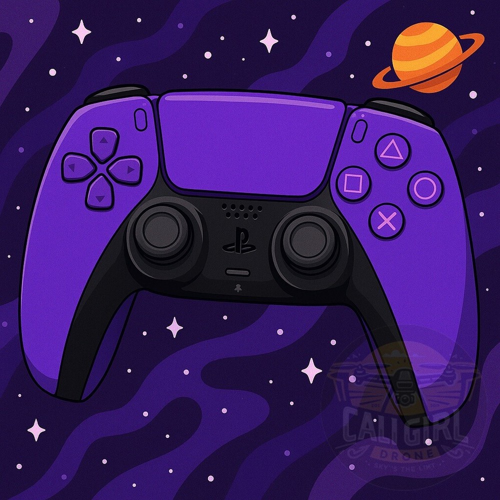 Sony PlayStation 5 DualSense Wireless Controller - Galactic Purple + USB Cable