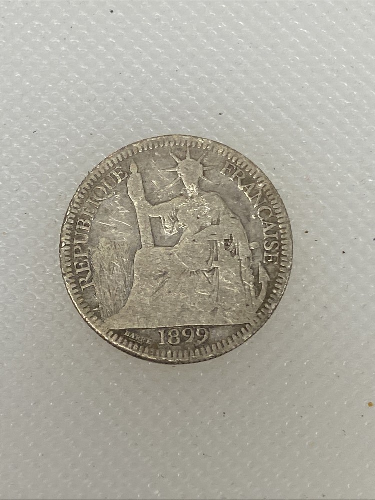 1899 French Indochina 10 Cents Y1