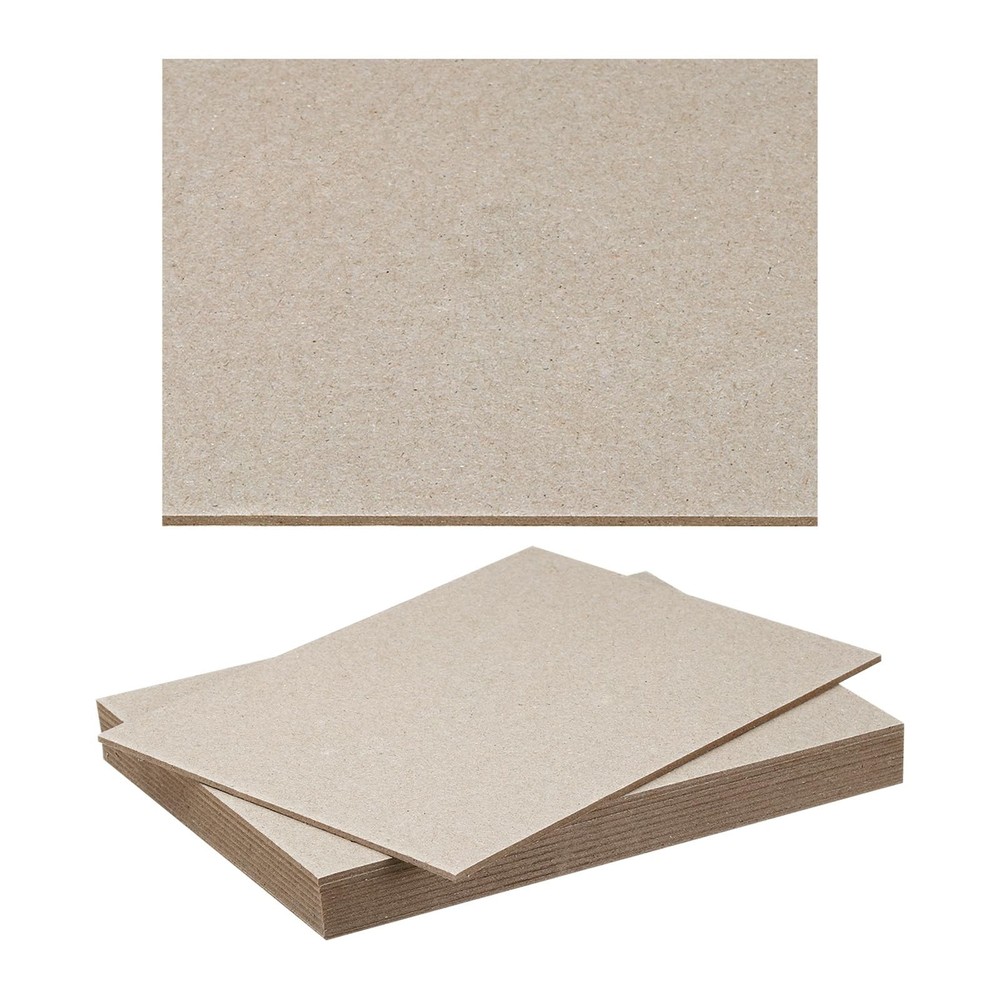 7x5x0.08" Chipboard Sheets, 10Pcs 80PT Thick Book Board Binders Board Sturdy ...