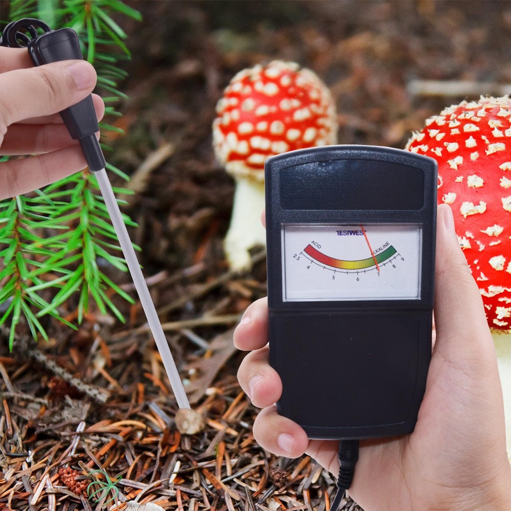 Portable Garden Farm Soil PH Meter Pointer Type Acidity Tester Gauge Tool