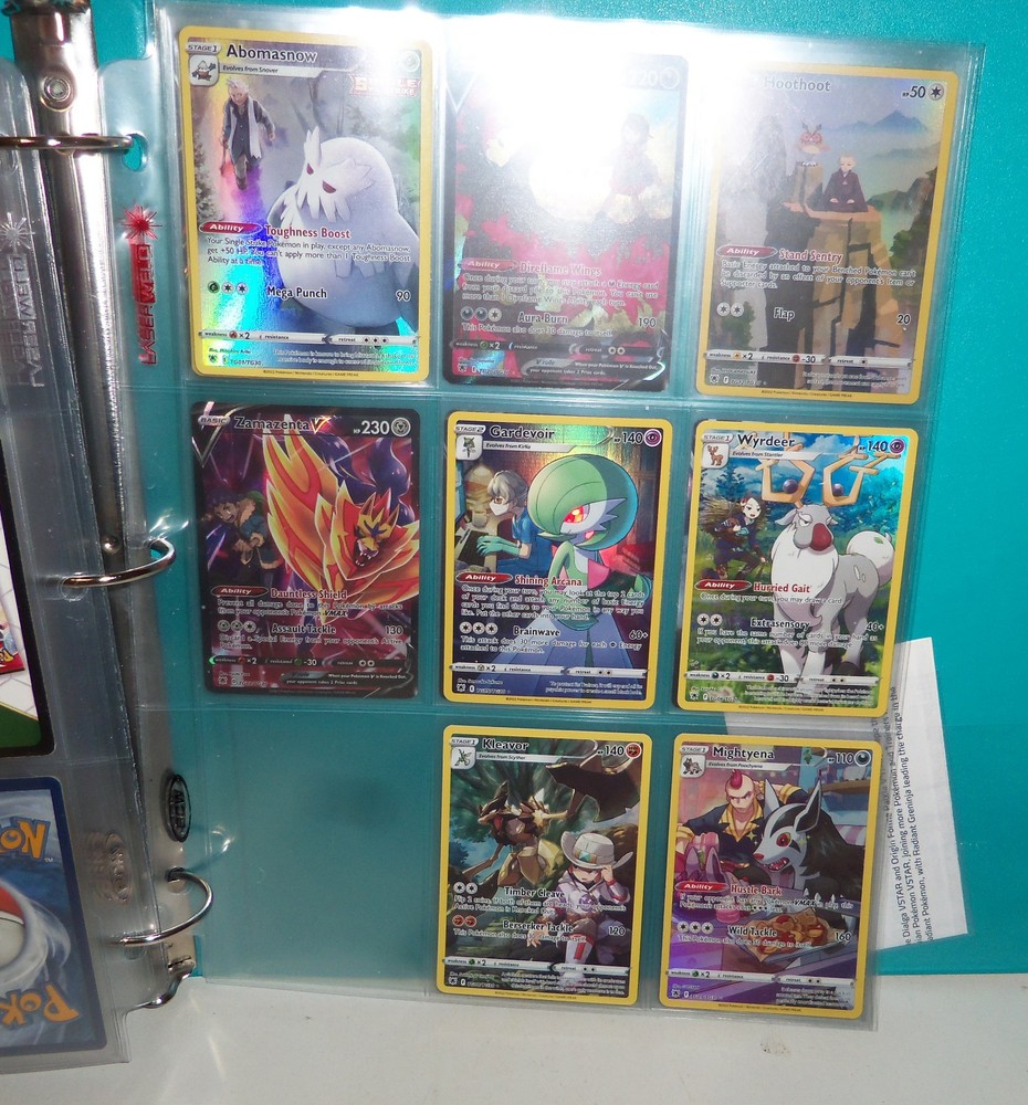 Pokemon TCG Astral Radiance Partial Master Set In Binder