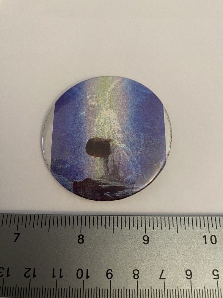 Angel Religious Pin Back Button P149