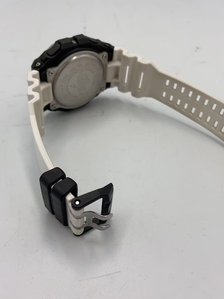 CASIO Quartz Watch G SHOCK Digital Rubber BLK WHT