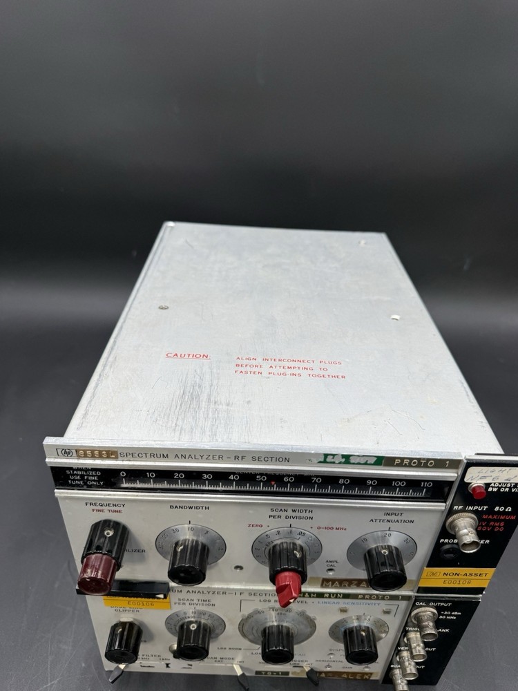 Spectrum Analyzer HP 8552I IF Section + HP 8555A RF Section