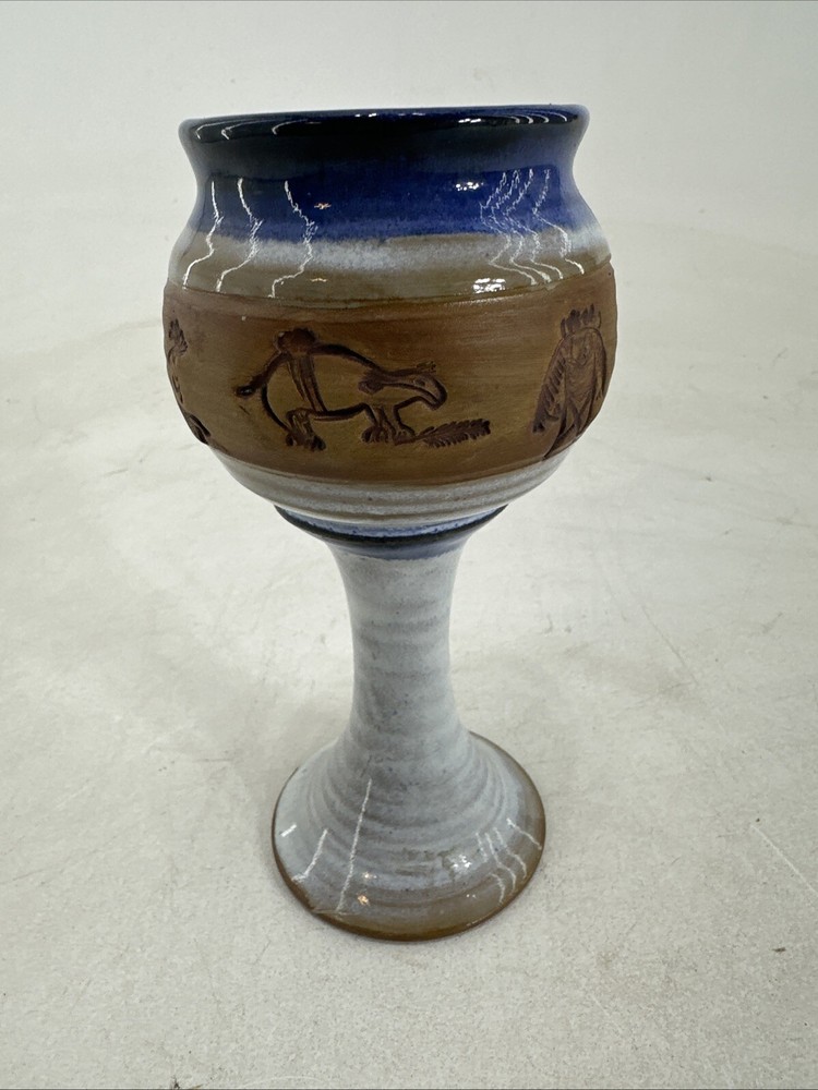 Sunrise Pottery Vase Handmade and Signed