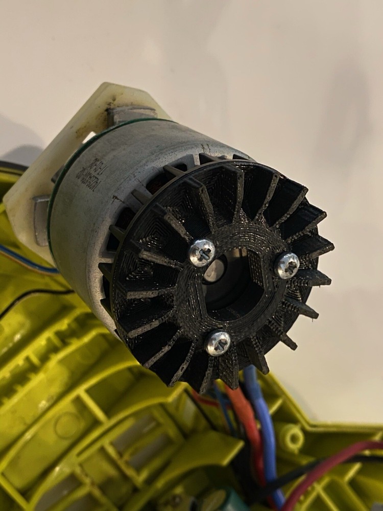 Ryobi P2009 18V String Trimmer Shutdown Fix- Add On Fan Kit