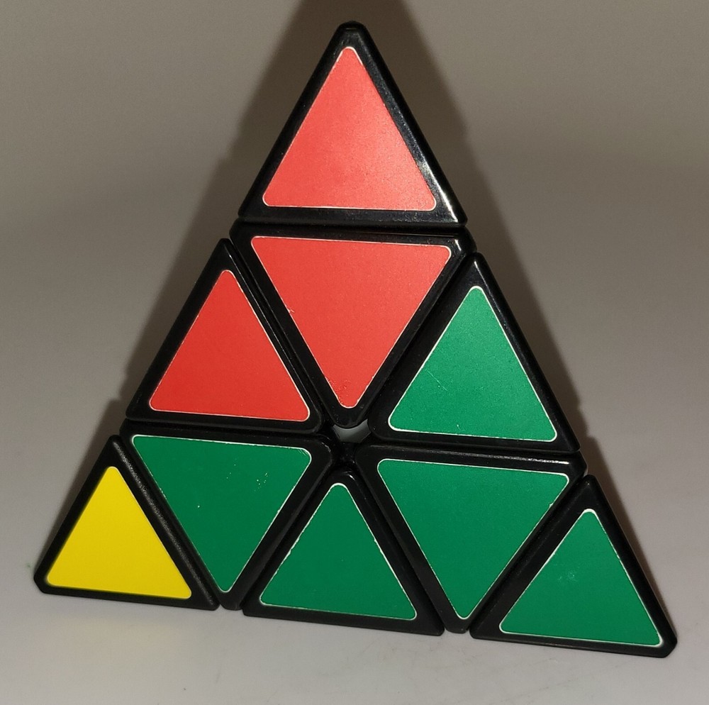 Mefferts Triangle Pyraminx Puzzle Vintage Ultra Rare Puzzle!