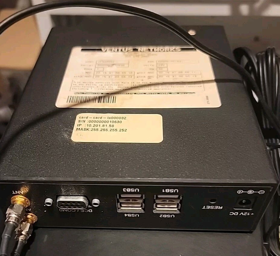 Ventus Networks Model No. VFN 2000Z