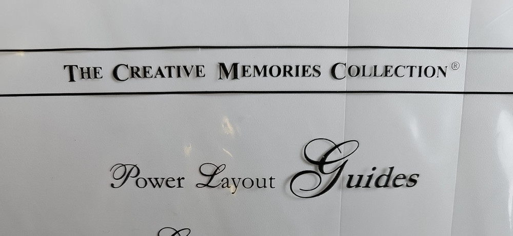 Creative Memories - Power Layout Guides - 15 Sheets Pack Scrapbook Organization