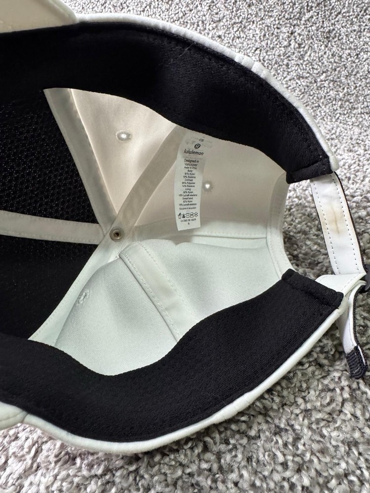 Lululemon Hat Cap Strapback One Size White Adjustable Running
