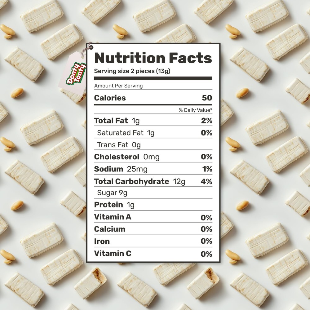 Wrapped Bulk Candy Bars, Peanut Butter, 1 Pound