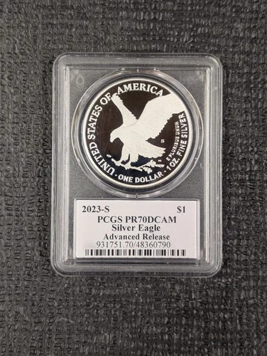 2023 Bullion Silver Eagles PCGS MS-69 Silver Eagle with Star Privy Struck at Phi