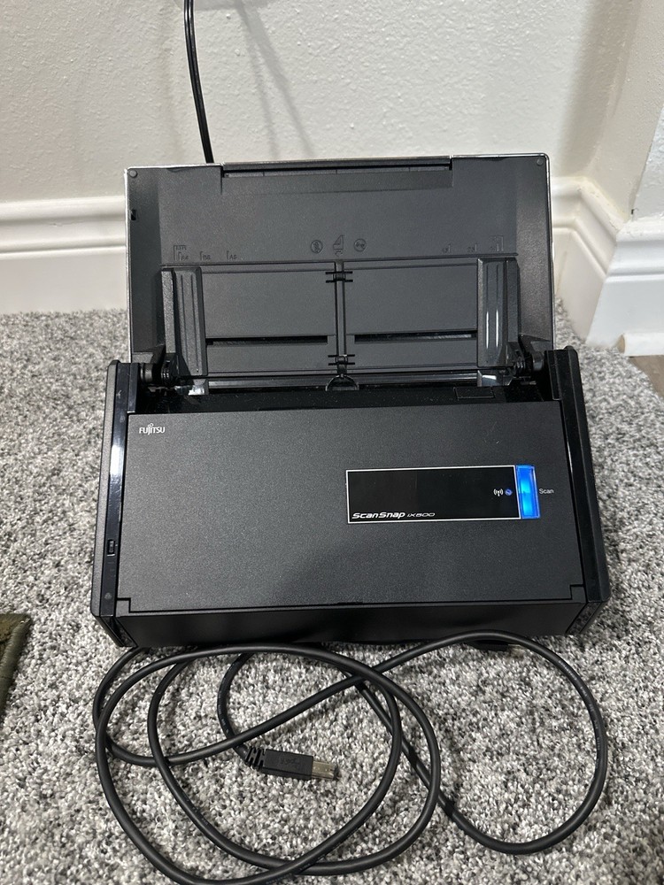 Fujitsu ScanSnap iX500 Duplex Document Scanner WiFi USB Tested Working