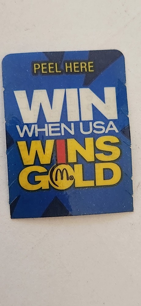 2012 McDonald's Drawing Tab Win When USA  Wins Gold!