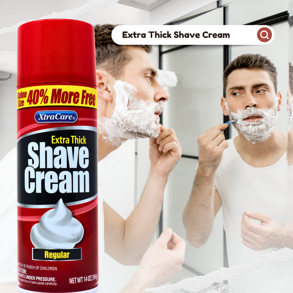 XTRACARE SHAVE CREAM REGULAR 14oz/396g