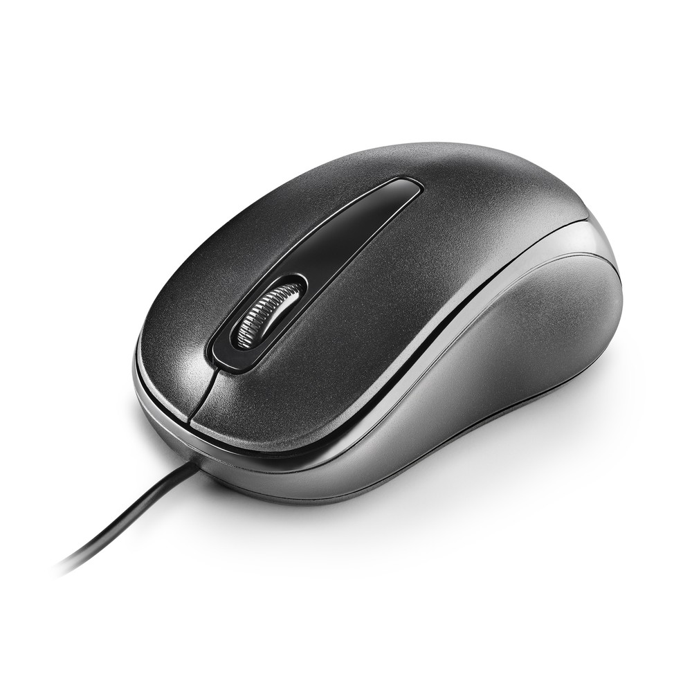 NGS Easy Delta, Wired Optical Mouse, 1200DPI, Black