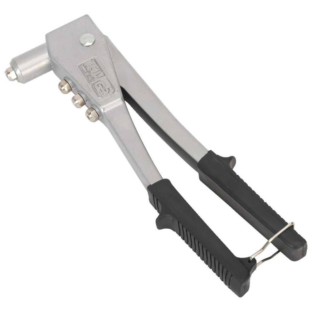 Sealey Heavy Duty Pop Rivet Gun Hand Riveter Tool 4 Head Nozzles
