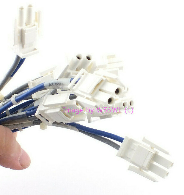 Molex Heavy Duty 2 Pin 2.36mm .093" Plug with Pigtail Lead